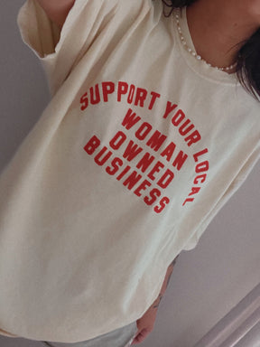 Vintage Support Your Local Woman Owned Business