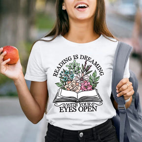 T-shirt Lire, c'est rêver les yeux ouverts