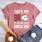 C'est mon T-shirt de baseball Bro