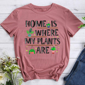 Home Is Where My Plants Are Hiking Tees -011189