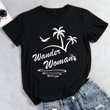 Wander Woman Travelling Hiking T-shirt