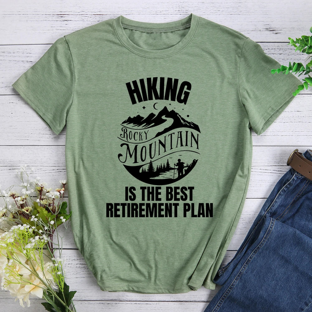 The Best Retirement Plan Hiking T-shirt