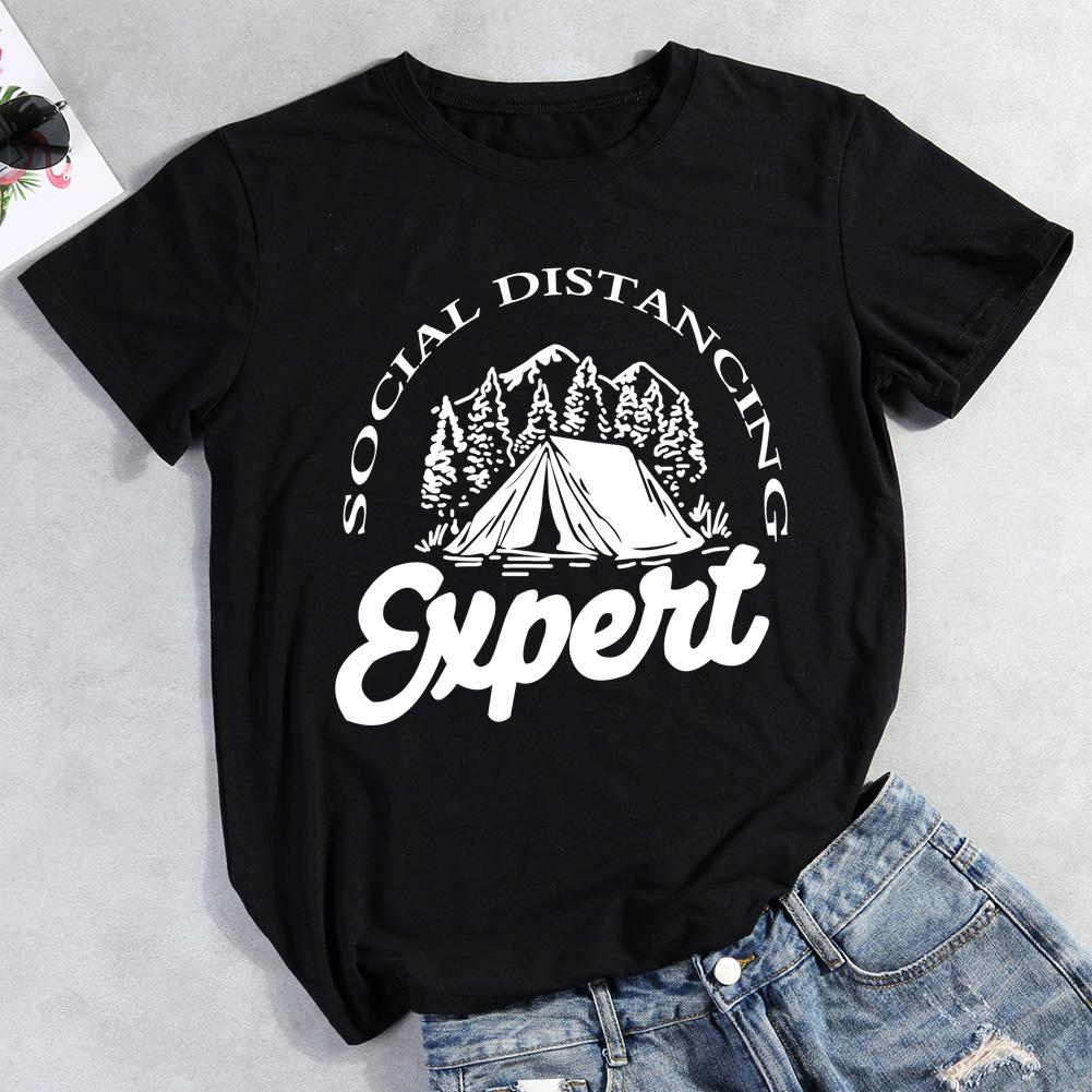 Social Distancing Expert Outdoor T-shirt