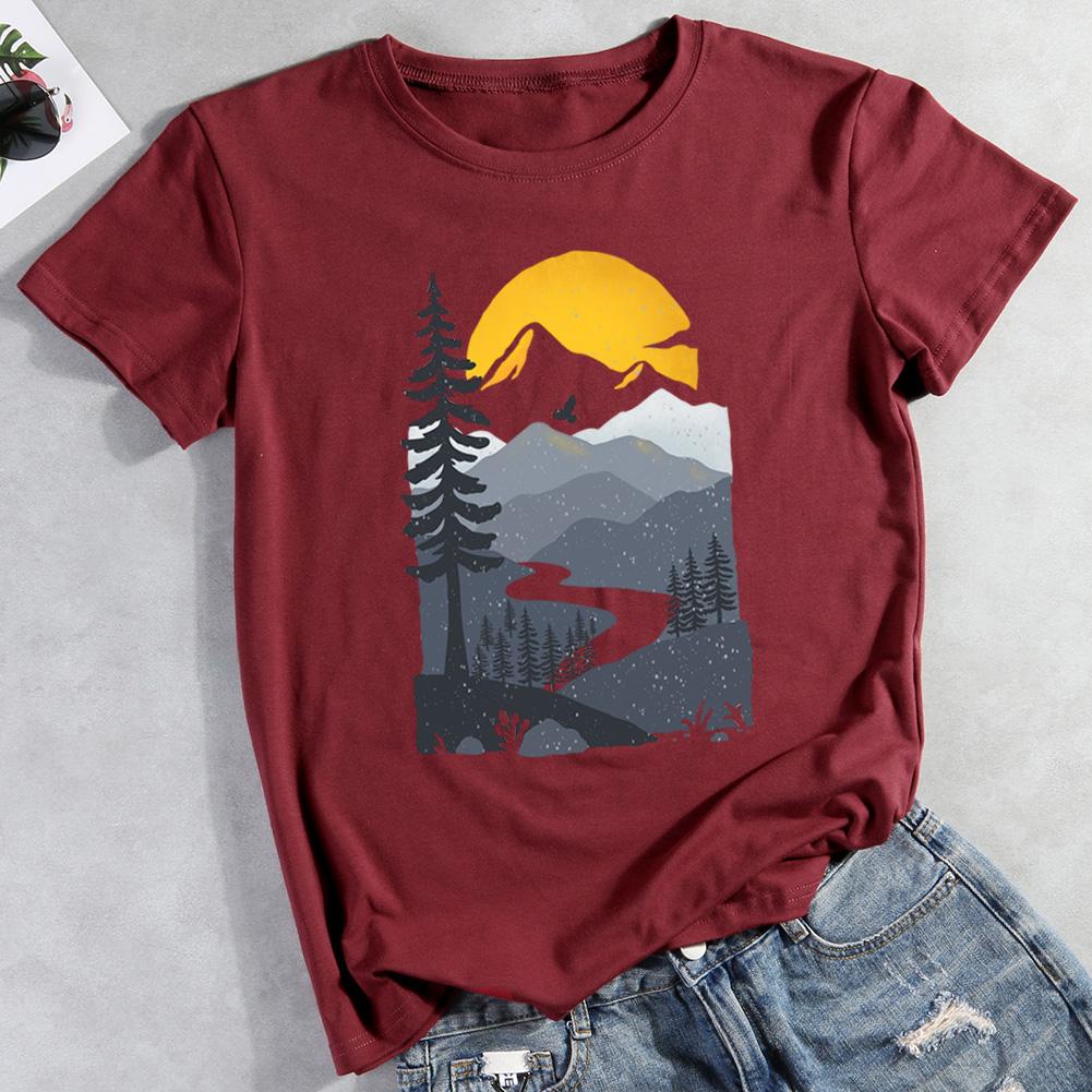 Hiking Landscape Hiking T-shirt