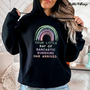 Your Little Ray Of Sarcastic Sunshine Has Arrived Hoodie