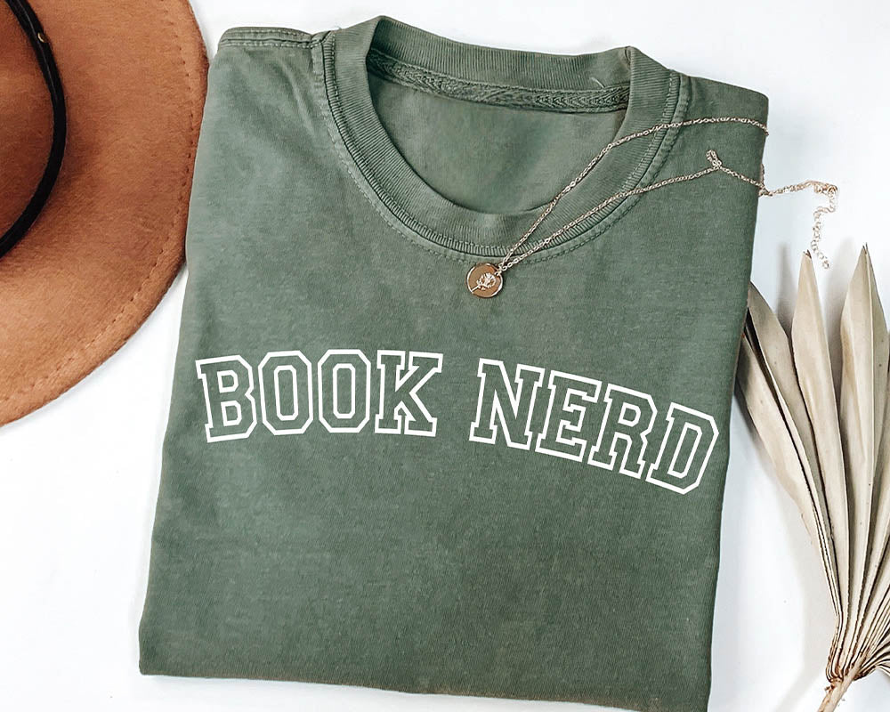 Book Nerd Crewneck T-shirt