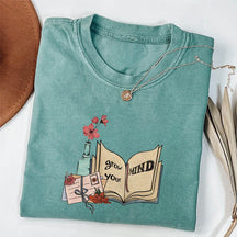 Grow Your Mind Book Lover T-shirt