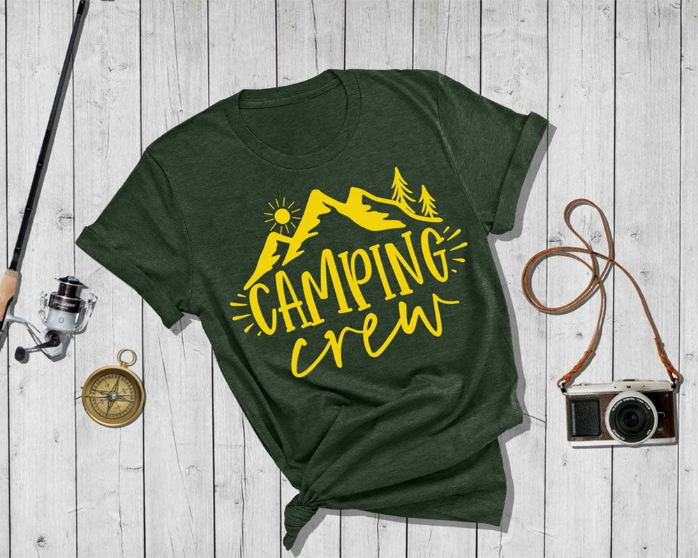 Camping Adventure Crew T-shirt