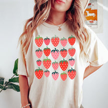 Cute Strawberry Cottagecore T-shirt