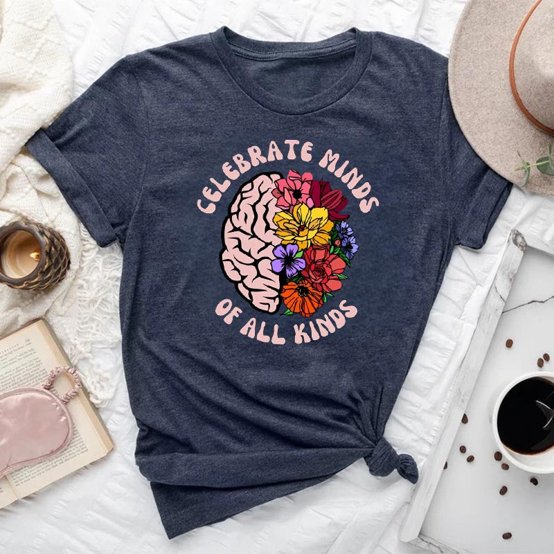 Celebrate Minds Of All Kinds Autism Awareness T-shirt