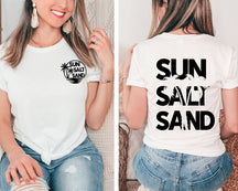 T-shirt Sun Salt Sand Summer Vibes