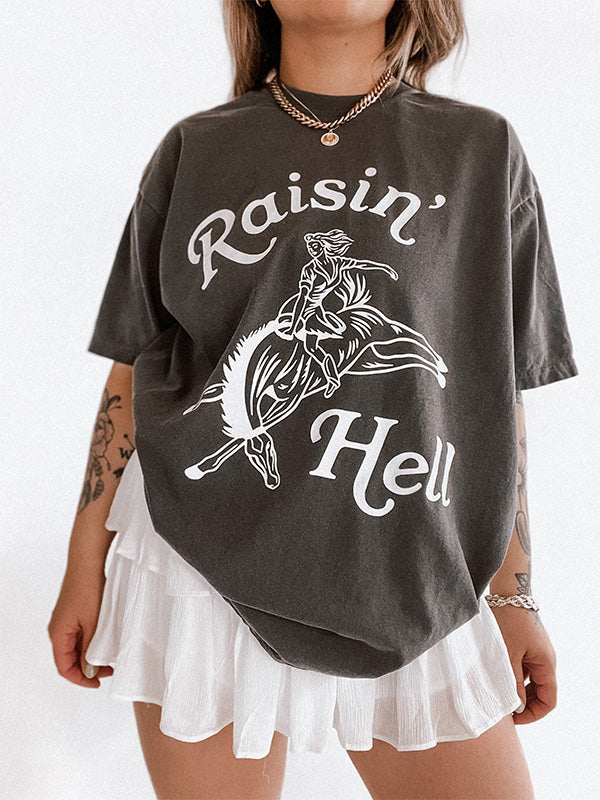 T-shirt Western Cowgirl de Raisin' Hell