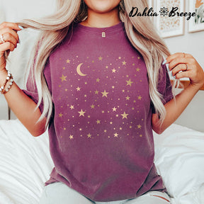 T-shirt Lune et Etoiles