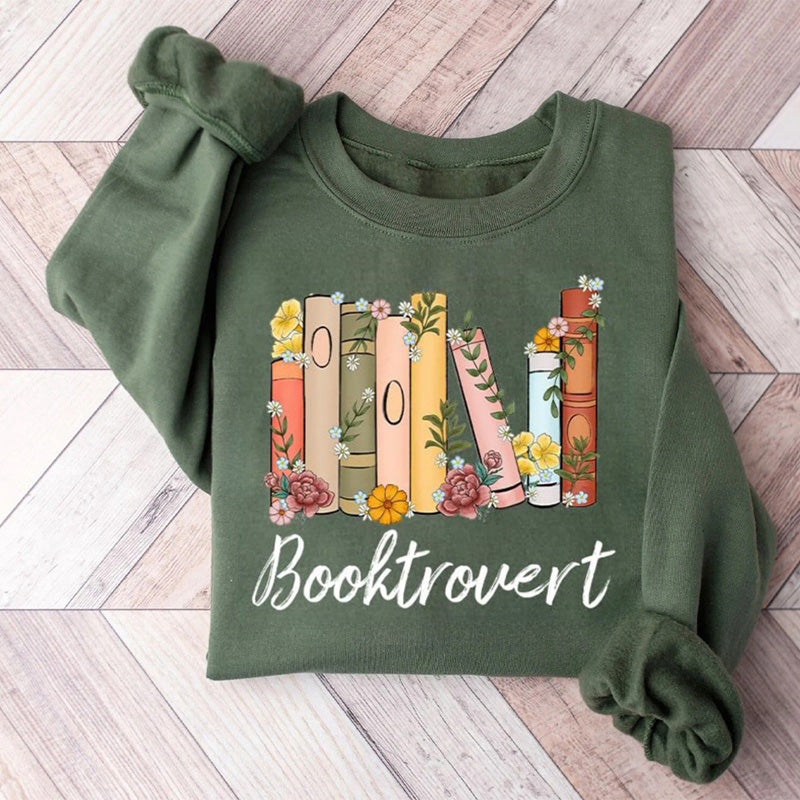 Reading Book Booktrovert Sweatshirt