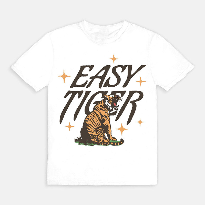 T-shirt graphique d'inspiration vintage Easy Tiger