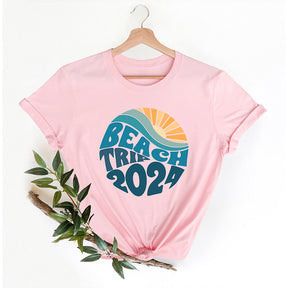 T-shirt d'été de vacances à la plage