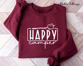 Sweat-shirt Happy Camper