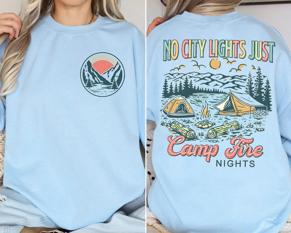 Vintage Camping Family Adventure Sweatshirt