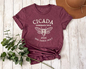 Le T-shirt de la tournée de retour des Cigadas