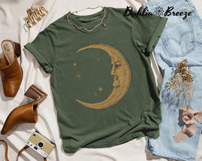 Vintage Moon Graphic T-shirt