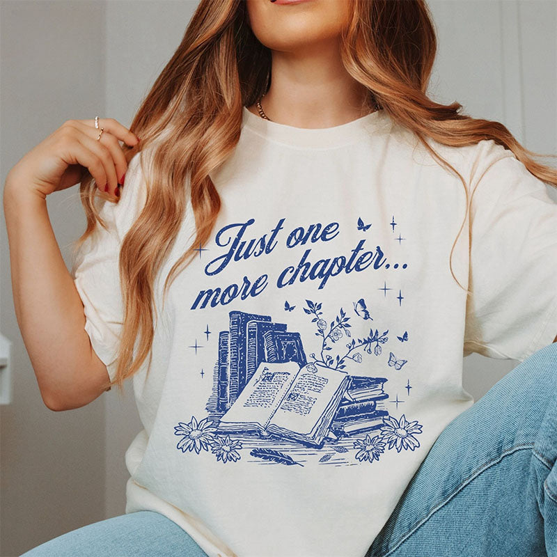 T-shirt livresque Just One More Chapter