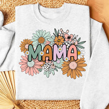 Floral Mama Trendy Print Sweatshirt