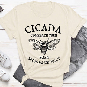 Funny Cicada Concert Nature Lover T-shirt