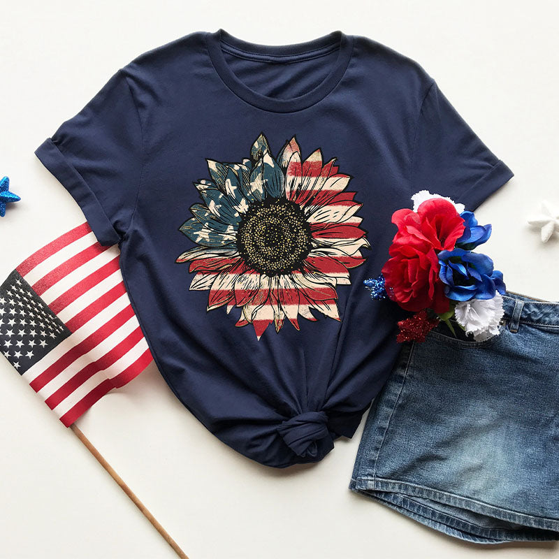 America Sunflower T-shirt