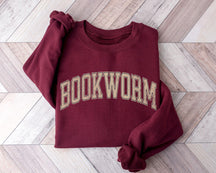 Bookworm Book Lover Crewneck Sweatshirt