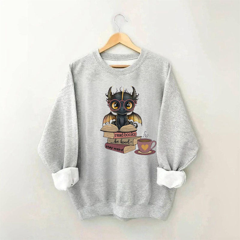 Fantasy Book Dragon Sweatshirt