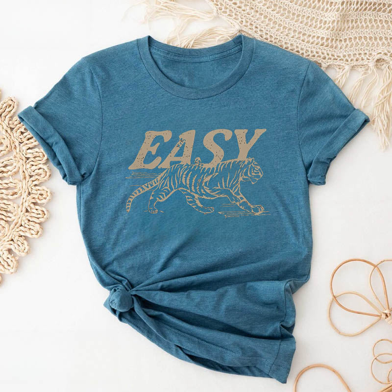 Easy Tiger Hippie Funny T-shirt