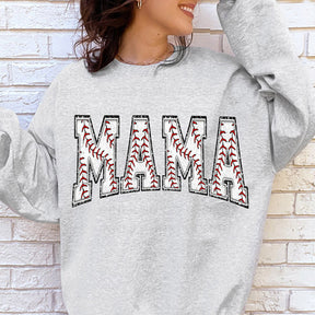 Retro Baseball Mama Sweatshirt