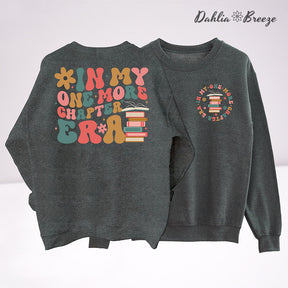 In My One More Chapter Era Groovy Book Sweatshirt