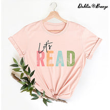 Let's Read Book Lover T-shirt