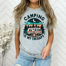 Camping Is My Therapy Camp Lover T-shirt