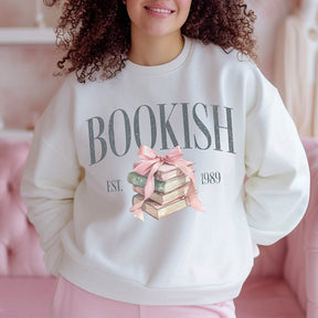 Bookish Aesthetic Reading Sweatshirt