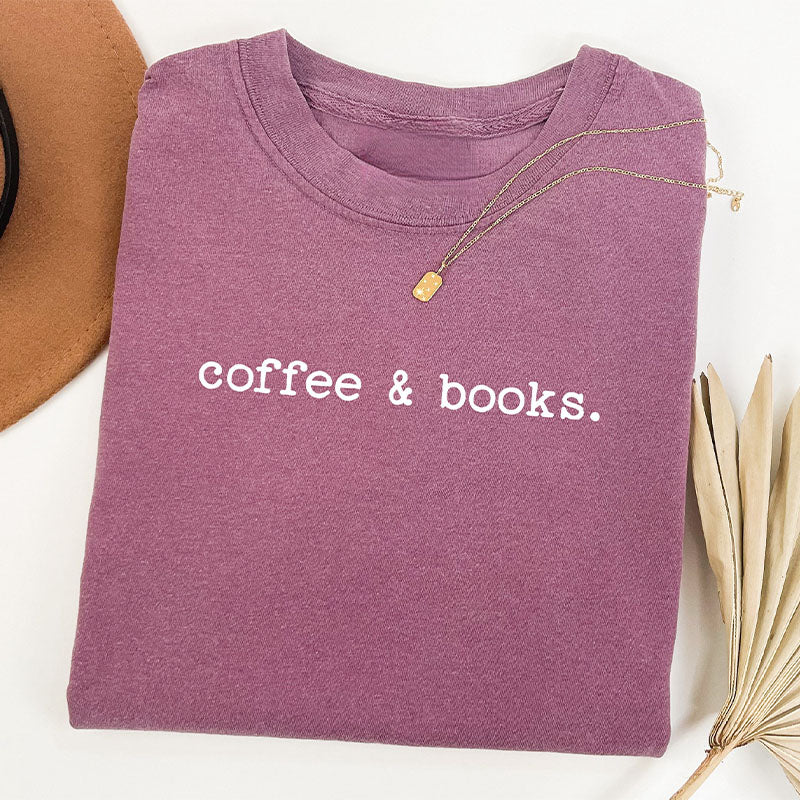 T-shirt Café et Livres