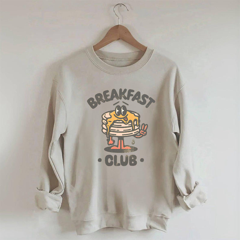 Sweat-shirt rétro esthétique Breakfast Club