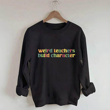 Sweat-shirt Des enseignants étranges construisent des personnages