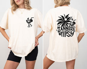 Tanned and Tipsy Beach Summer T-shirt