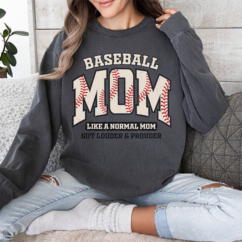 Sweat-shirt de maman de baseball fort et fier