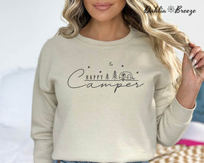 Happy Camper Crewneck Sweatshirt