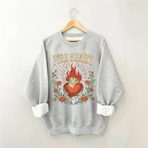 Fireheart Trendy Print Bookish Sweatshirt