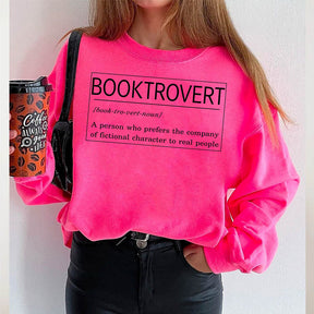 Booktrovert Definition Bookish Sweatshirt