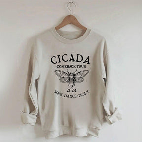 Funny Cicada Concert Nature Lover Sweatshirt