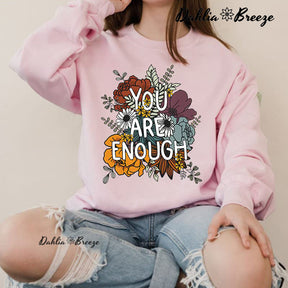 Sweat-shirt Vous êtes assez de pensées positives