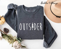 Sweat-shirt tendance pour amoureux de la randonnée Outsider Life
