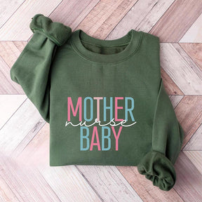 Sweat-shirt mère bébé infirmière