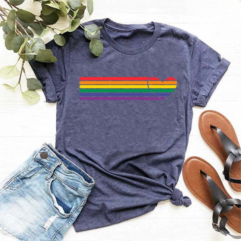 Rainbow Heart T-shirt