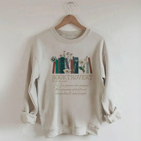 Booktrovert Book Lovers Sweatshirt